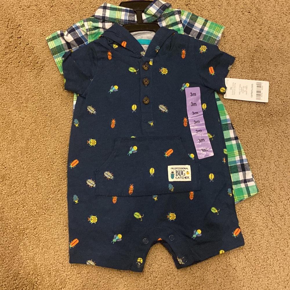 Carters Baby Onesie Matching Set